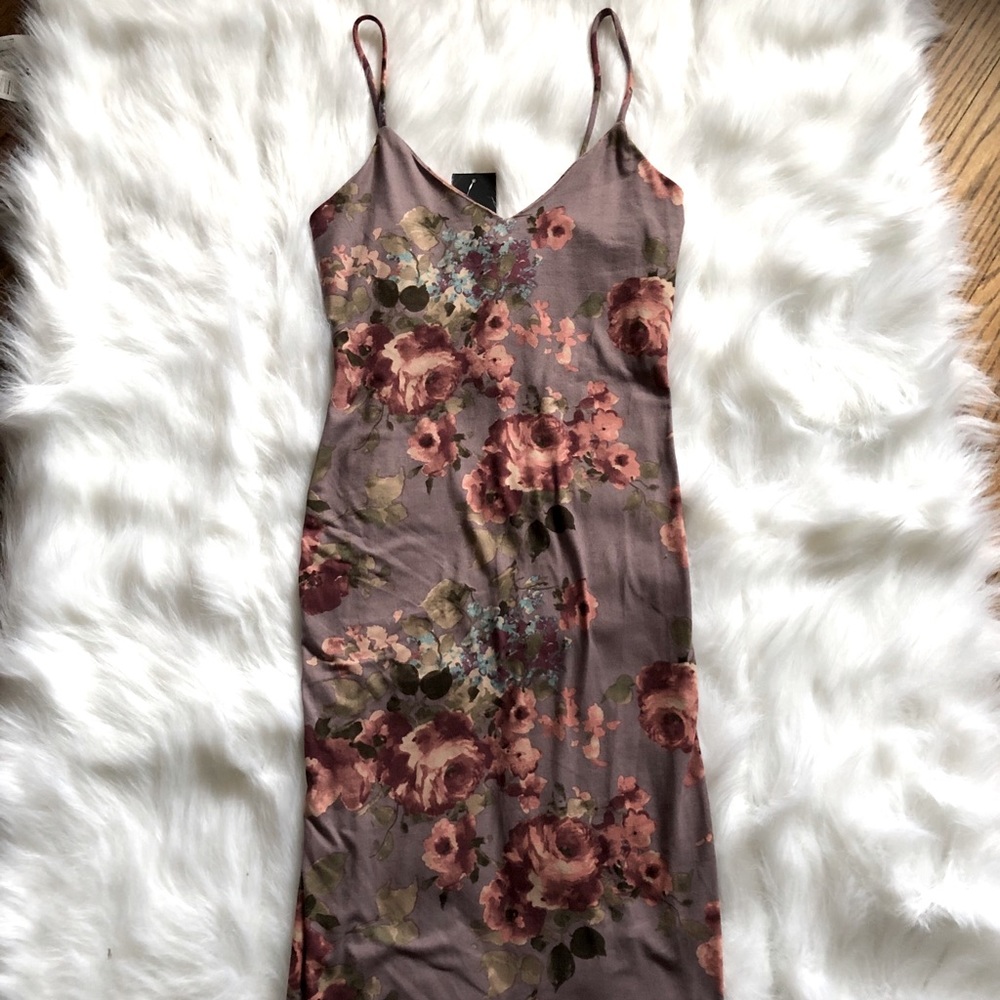 floral midi dress